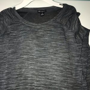 Grey long sleeve champion top